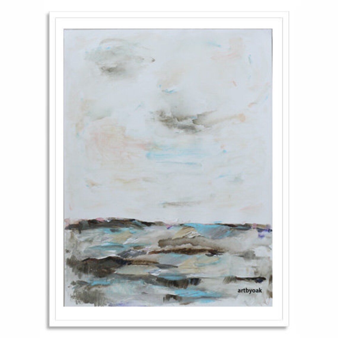 Abstract Landscape,original Abstract Art,modern Art,painting on Paper ...
