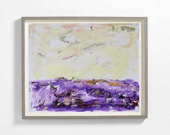 Original landscape painting ,Original abstract art, original art,Minimalist art,canvas art,purple abstract
