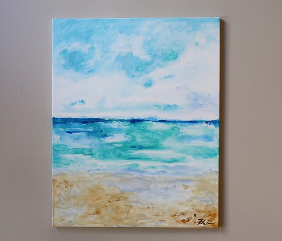 Get Toile art mural de plage Free HD
