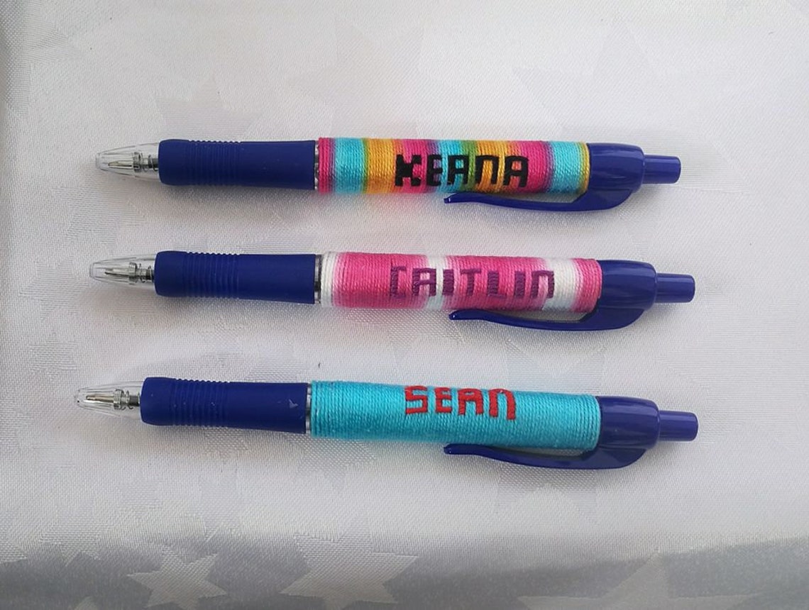 Pen NAMEd personalised Hand Woven FIND YOUR NAME Etsy