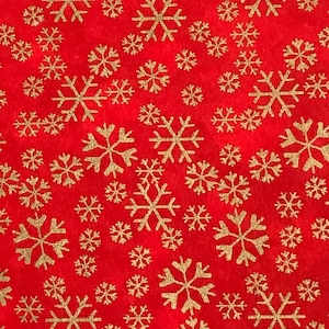 Japanese Yuzen Washi Paper - Red - Chiyogami Paper With Gold Accent for origami, craft & scrapbooking 15x15cm (6")