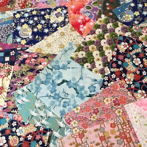 Japans Yuzen Chiyogami Washi-papier - Assortiment Bulkverpakking Origami Maat 15cm x 15cm - Samplers - Selecteer 10, 20, 50 Assortipakket