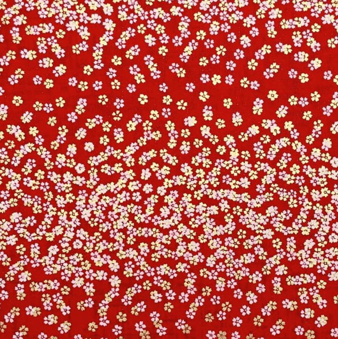 日本の意匠　桜 Japanese Yuzen Chiyogami Washi Paper (Y0721) – Tiny Sakura