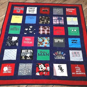 Baby clothes quilt,  quilts from clothing,  memory quilt