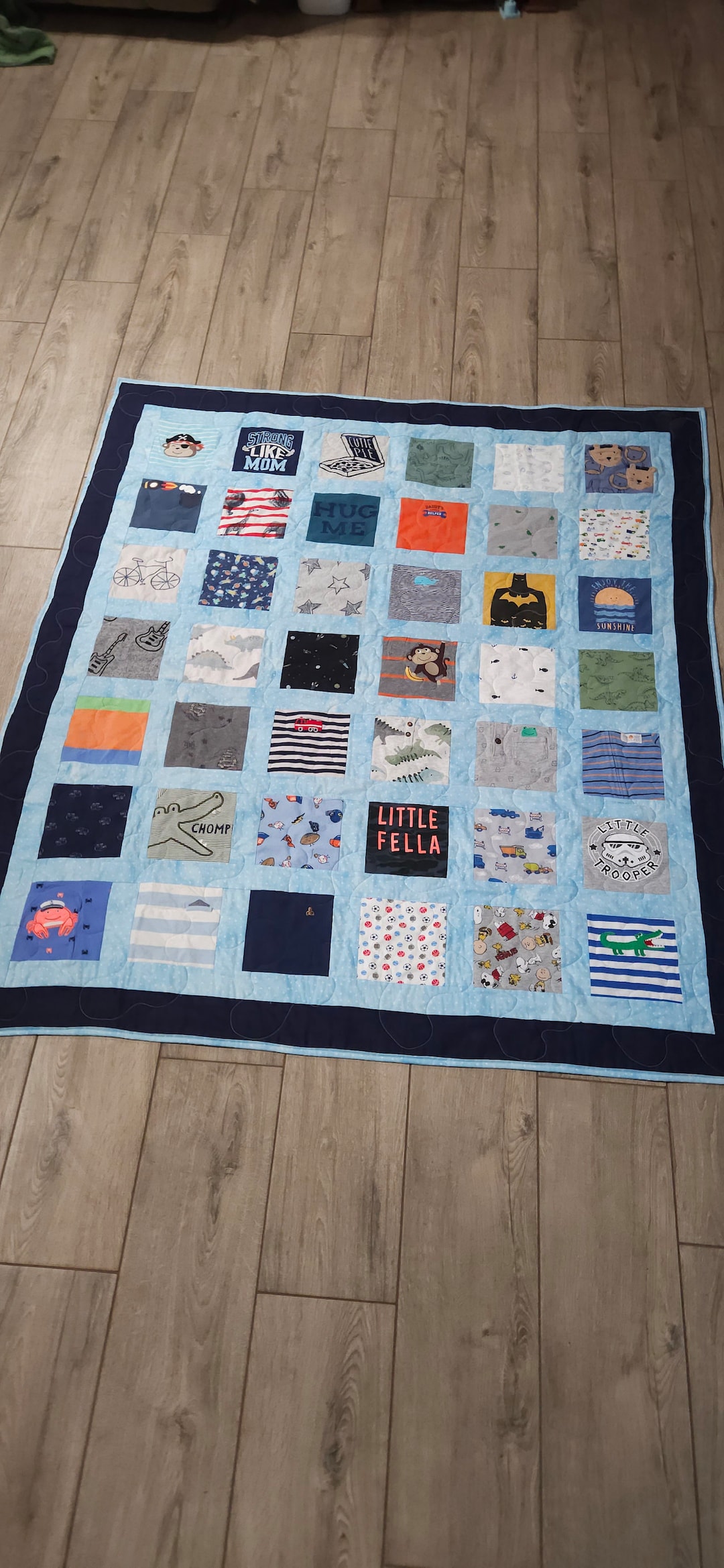 Custom Baby Clothes Quilt, Baby Quilts, Memory Quilt, Baby Memory Quilt ...