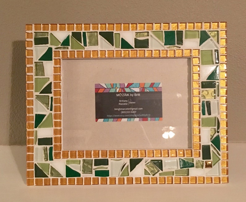 Custom Mosaic Picture Frame Etsy