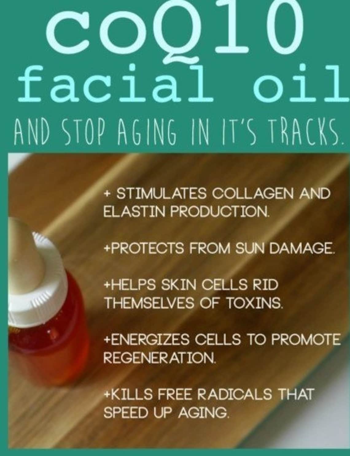 Antiaging Facial Serum CoQ10 Facial Serum Etsy