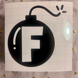 F Bomb Decal | F Bomb Decal for Car | F Bomb Decal for Laptop | F Bomb Decal for Water bottle | F Bomber | F Bomb Joke | F Bomb Sticker