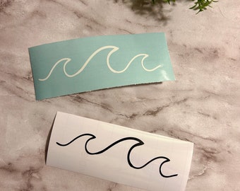 Ocean Wave Decal for Car, Laptop, Tumbler