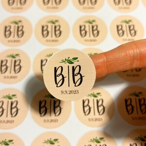 Save The Date Wedding Invitation Stickers | Customizable Save The Date Stickers | Bride and Groom Wedding Invitation Stickers |
