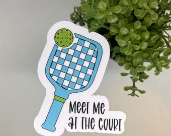 Pickleball Paddle Sticker