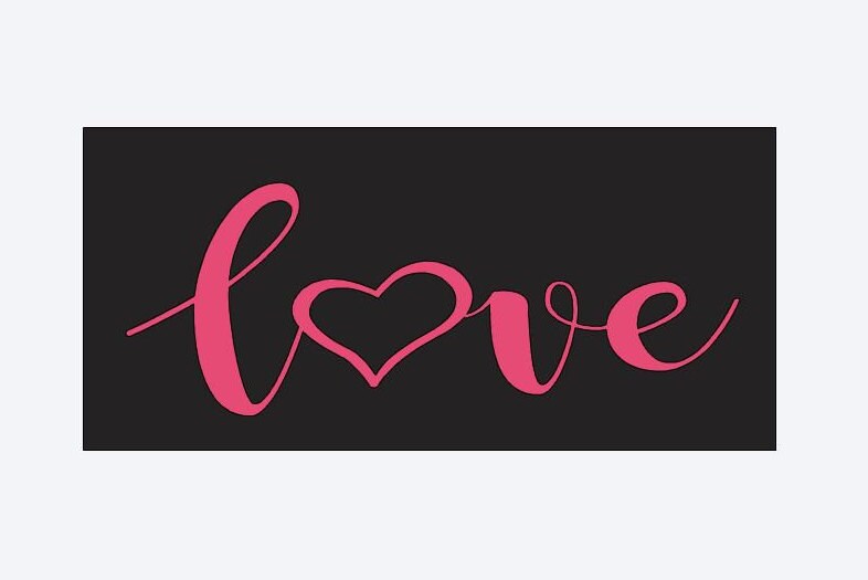 Vinyl expressions : valentines day designs Valentine's Day Love with heart adhesive vinyl | Etsy