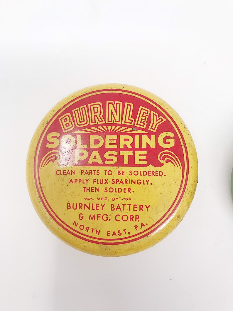 Burnley Soldering Paste Clover Brand Valve Grinding Compound Etsy