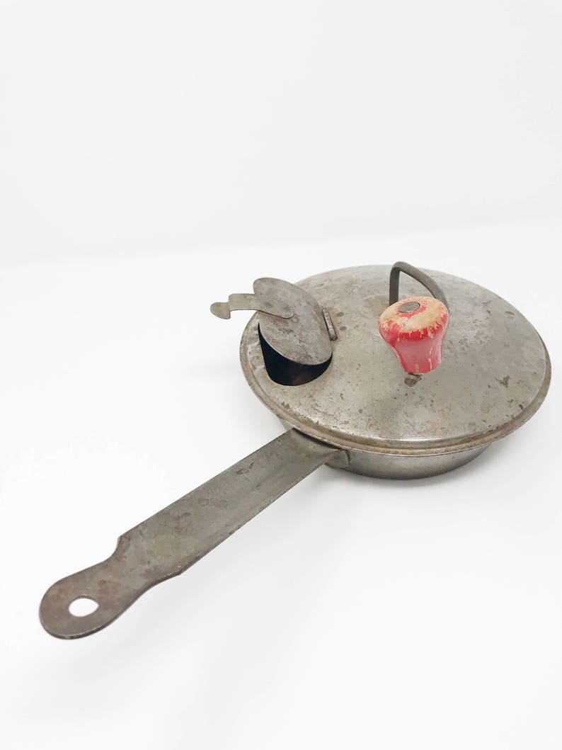 Vintage Popcorn Popper Antique Hand Crank Stove Top Popper Etsy