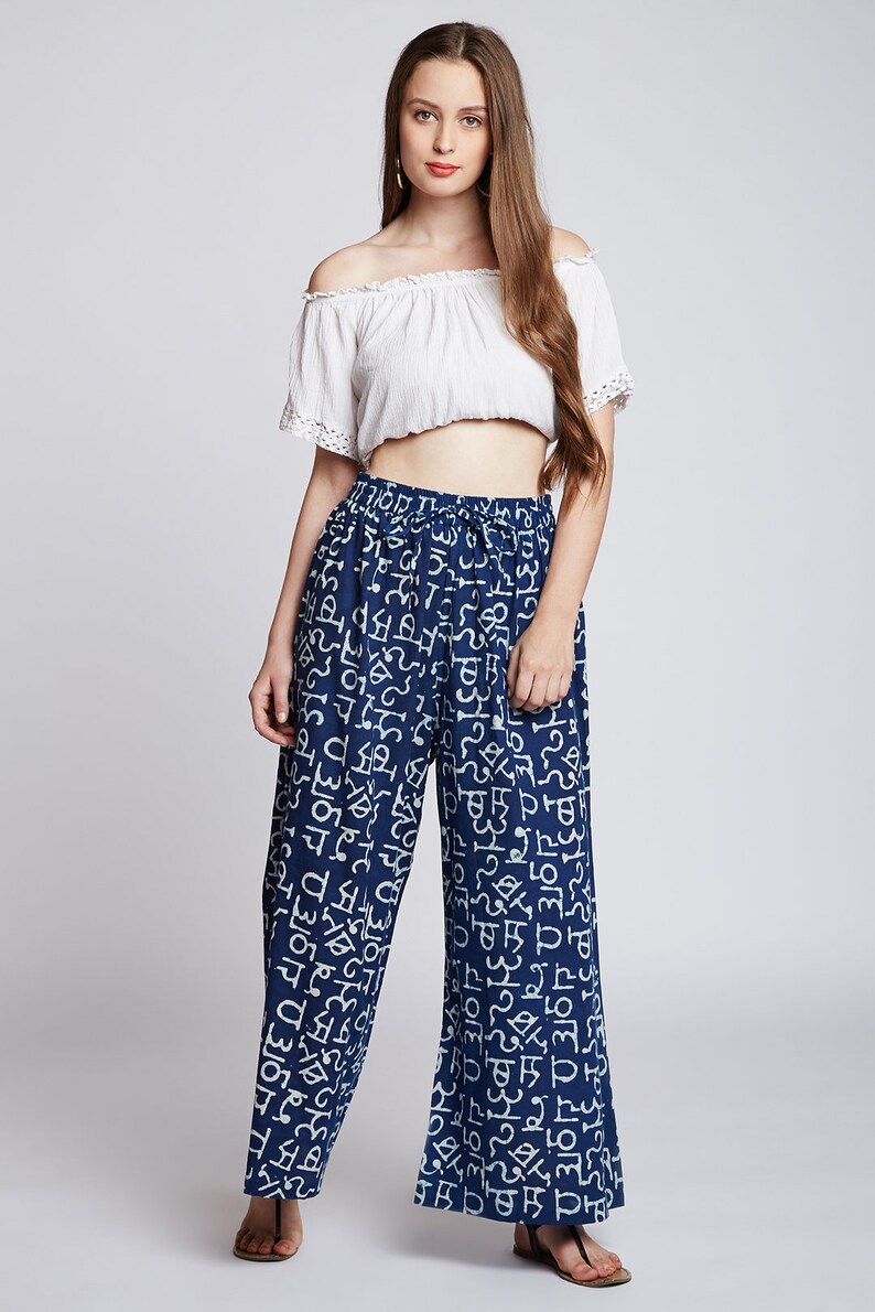 flared palazzo pants