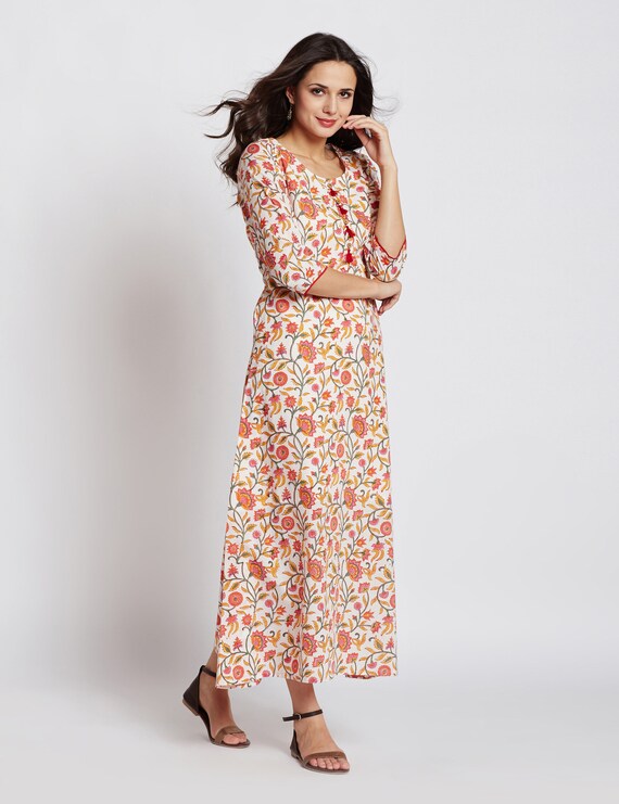 latest one piece long dress images