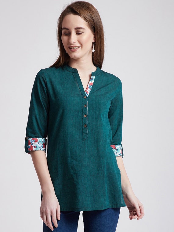 ethnic blue sweater