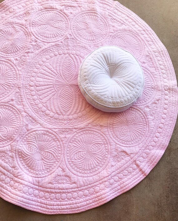 round tummy time mat