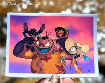 リロ スティッチ プリークリー ジャンバ オハナ 3インチ ビニール