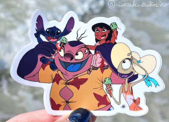Lilo & Stitch : Stickers muraux Stitch et Ange - France Lilo & Stitch : Stickers muraux Stitch et Ange - France