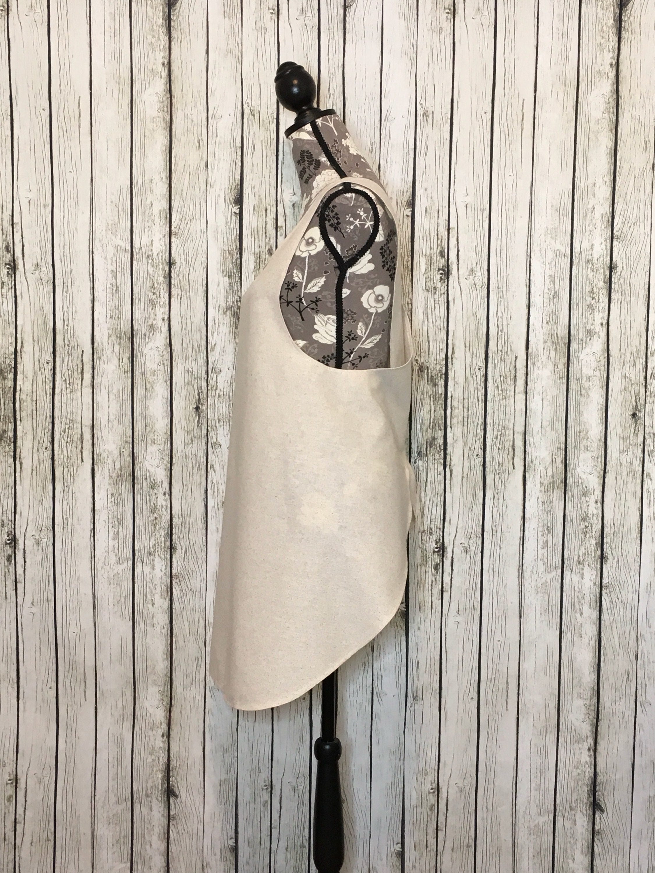 Cotton Cross Back Apron: Japanese Style, No Tie - Etsy Canada