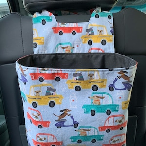 Car Trash Can - Vehicle Trash Bag - Toy Holder for Automobile - Waterproof Interior - Reusable Car Accessory - SUV Garbage Container - Gift