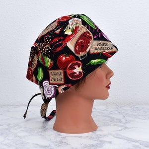 Chirurgische Scrub-Kappe aus Baumwolle: Wiederverwendbare medizinische Unisex-Kappe