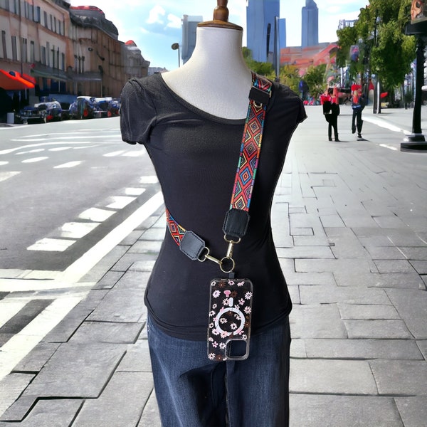 Cellphone Sling Lanyard, Cell Phone Strap, Adjustable Smartphone Holder, Universal Fit, Purse Strap