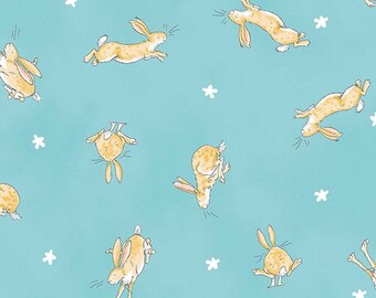 Fabric Guess How Much I Love You Blue Birds Snails Hare Fabric Fq More 100 Cotton Kisetsu System Co Jp