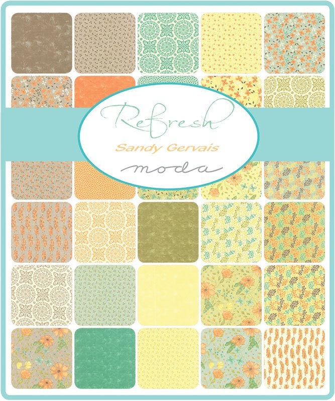 By the Continuous HALF YARD - Refresh by Sandy Gervais for Moda, #17865 ...