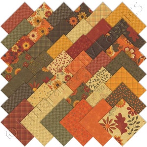 RARE - PANEL - Hello Fall by Sandy Gervais for Moda #17780-13, Orange ...