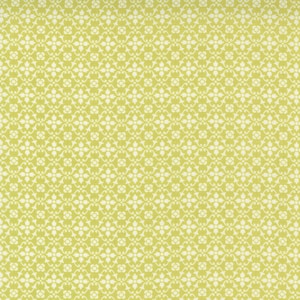 RARE - 18&quot; REMNANT - Pumpkins & Blossoms by Joanna Figueroa of Fig Tree for Moda, #20426-14 Florence in Sprout and Vanilla