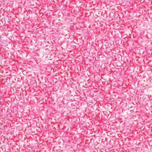 Rare - By The Continuous HALF YARD - Wildflowers IX by Moda Fabrics, #33384-12 Allium Petals in Tonal Petunia Pink and White, Blender