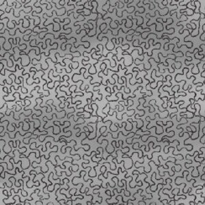 RARE - By The Continuous HALF YARD - Steampunk Express van Desiree's Designs of Quilting Treasures, #29071-K Gray Stipple Blender op Gray