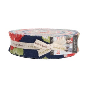 RARE - HONEY BUN - Early Bird by Bonnie & Camille for Moda, #55190HB, 42-Beautiful Floral Professionally Precut and Pinked 1.5” X 44” Strips