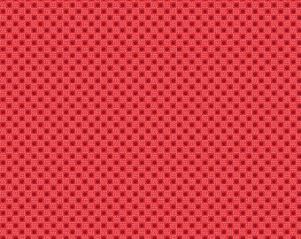 By The Continuous HALF YARD- I Love Christmas by Cori Dantini, Blend #112.111.04.1 Christmas Check List, Red Squares, White Dotted Squares