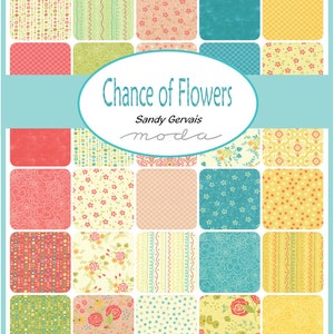By the Continuous HALF YARD- Chance of Flowers by Sandy Gervais for ...