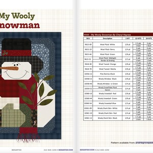 RARE- by the Continuous HALF YARDS - A Very Wooly Winter by Cheryl ...
