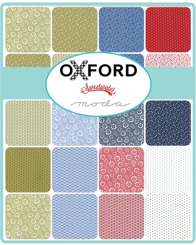 RARE - by the HALF YARD - Oxford by Sweetwater for Moda Fabrics ...