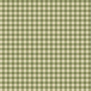 Peut inclure: Un motif vichy vert et blanc. Le motif est composé de petits carrés.