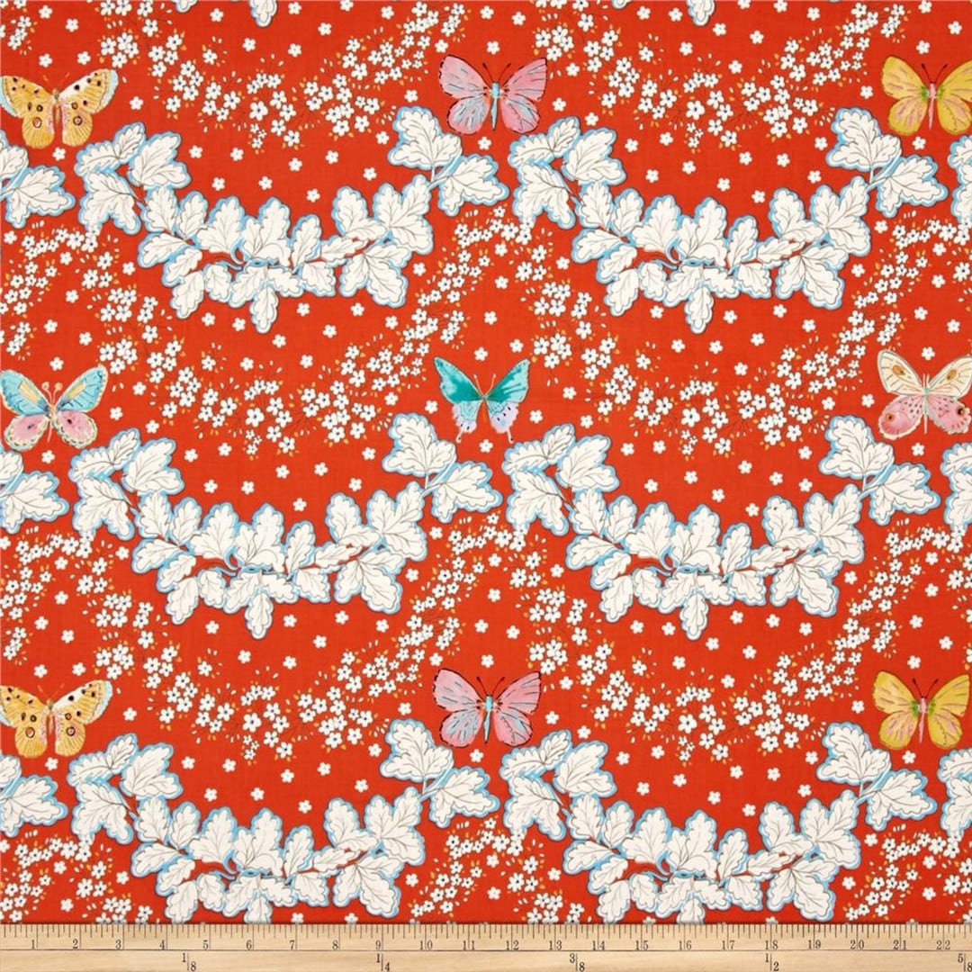 By the Continuous HALF YARD - Butterfly Garden by Dena Designs for Free