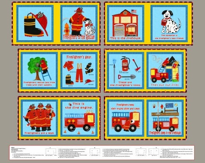 Rare 35 X 44 BOOK PANEL Five Alarm Fire by Keri Etsy