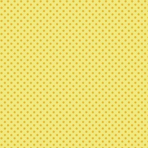 By The Continuous HALF YARD - Roots and Wings by Deena Rutter for Riley Blake, #C4154 Yellow Roots Dot, Dark Yellow Dots on Light Yellow