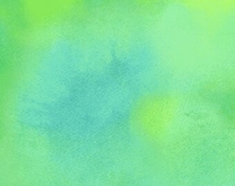 RARE - 28" REMNANT - Radiance by Sue Zipkin for Clothworks, #Y2938-55 Water Color Wash in Tonal Spring Green, Blender, Basic