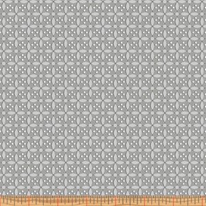 RZADKIE - 7" RESZTKI - Better Not Pout autorstwa Nancy Halvorsen dla Benartex Fabrics, nr 10172-08 Tonal Gray Sweater Check