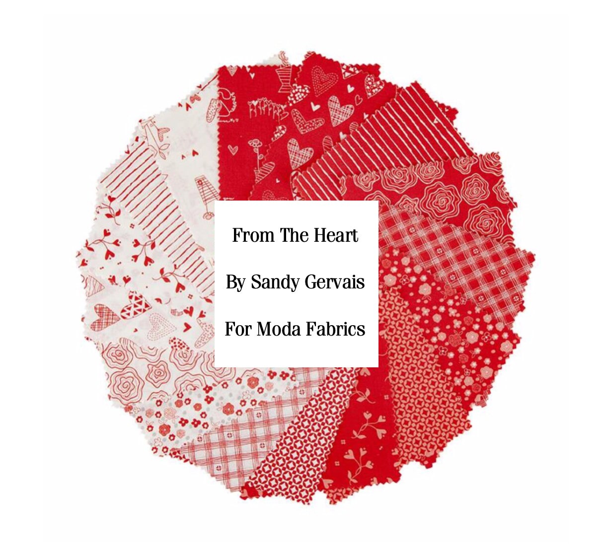 RARE - by the Continuous HALF YARD - From the Heart by Sandy Gervais ...