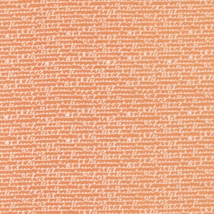 Puede incluir: Un patrón sin costuras de texto escrito a mano blanco sobre un fondo melocotón. El texto dice "Happy Halloween" repetidamente.