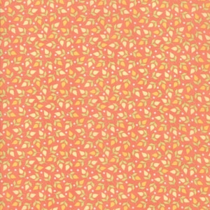 SÄLLSYNT - Av den kontinuerliga halva gården - Sunnyside Up av Corey Yoder för Moda Fabrics, Mönster #29055-15 Små knoppar på korall