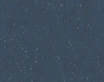 RARE - By The Continuous HALF YARD - Beach House by Dan DiPaolo for Clothworks, Pattern #Y2634-89 Dark Denim Blender