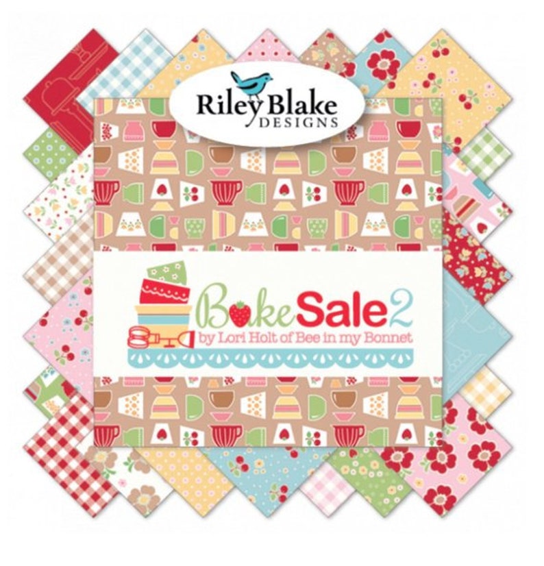 By the Continuous HALF YARD Bake Sale 2 by Lori Holt of - Etsy